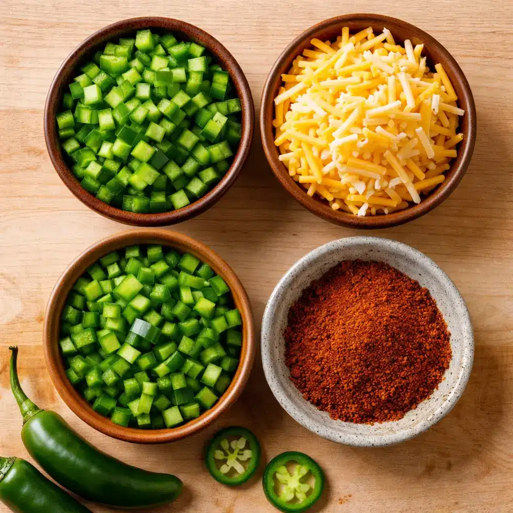 Ingredients to adjust spice level for jalapeno popper meatloaf
