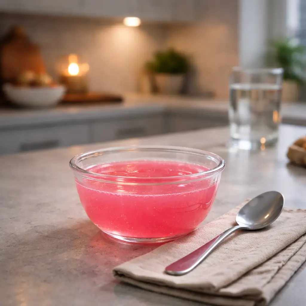 dr oz pink gelatin trick recipe Pink gelatin evening snack routine