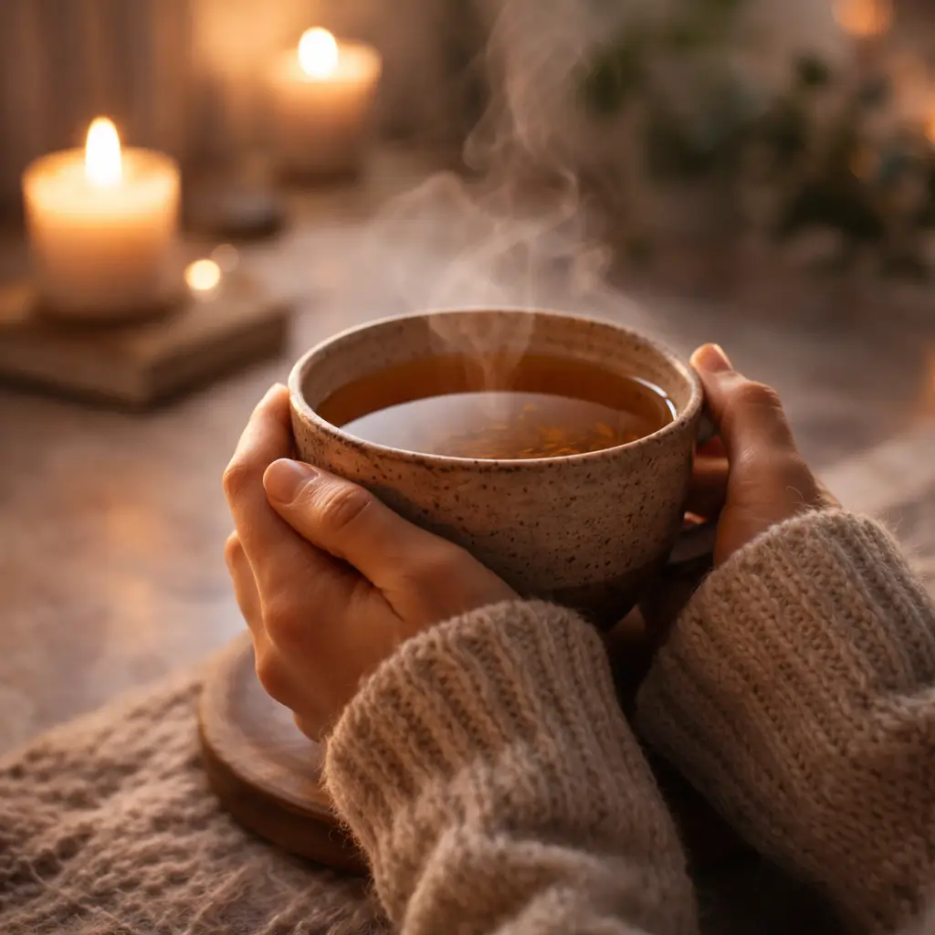 Pulhia tea as a calming evening drink