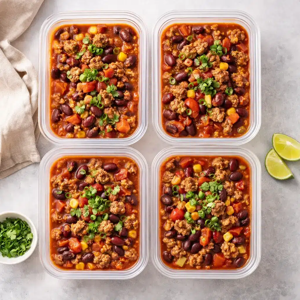 portion controlled weight loss chili