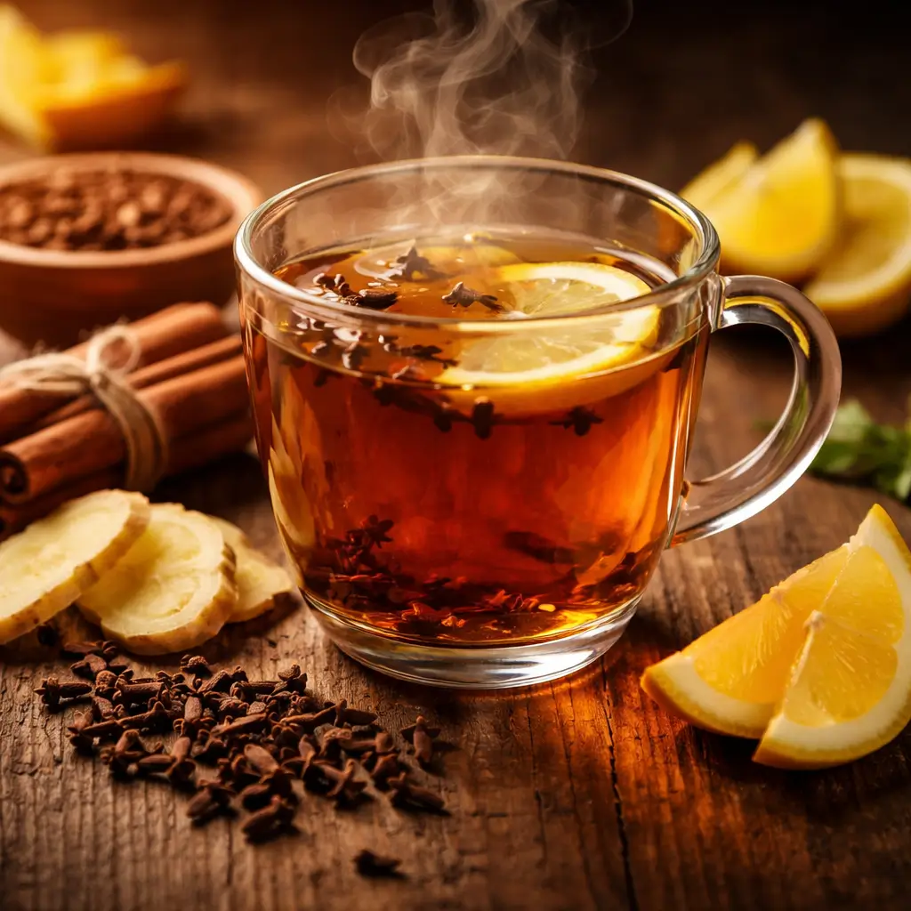 clove tea recipe for weight loss warm herbal drink with spices