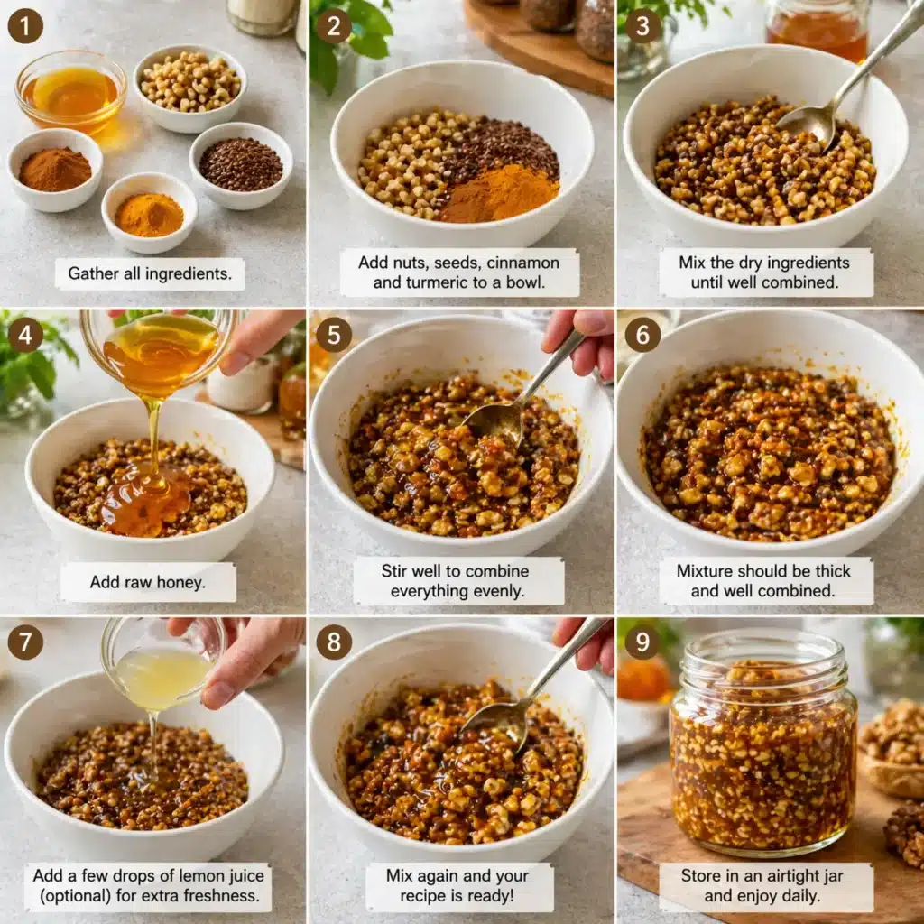 preparing honey trick recipe for memory loss