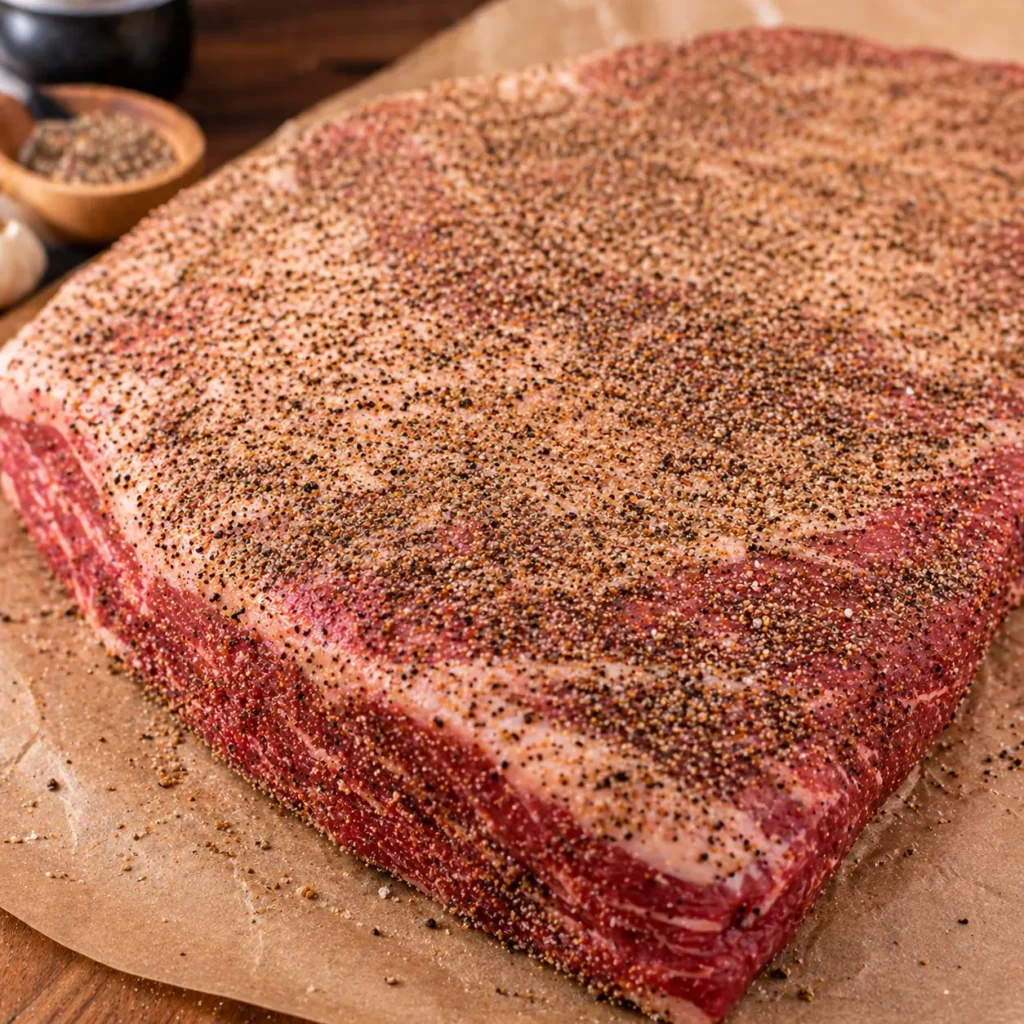 brisket seasoning process
