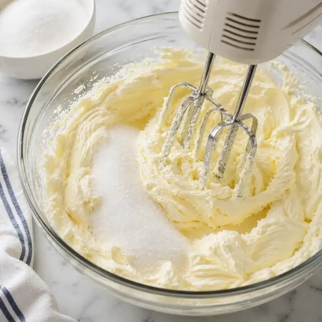 cheesecake batter preparation