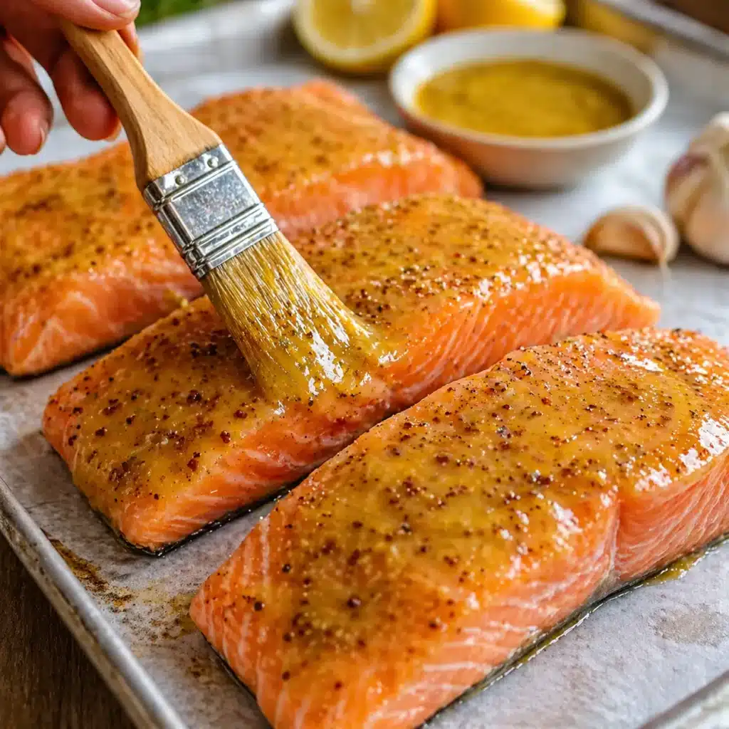 glazing salmon for martha stewart honey mustard salmon recipe