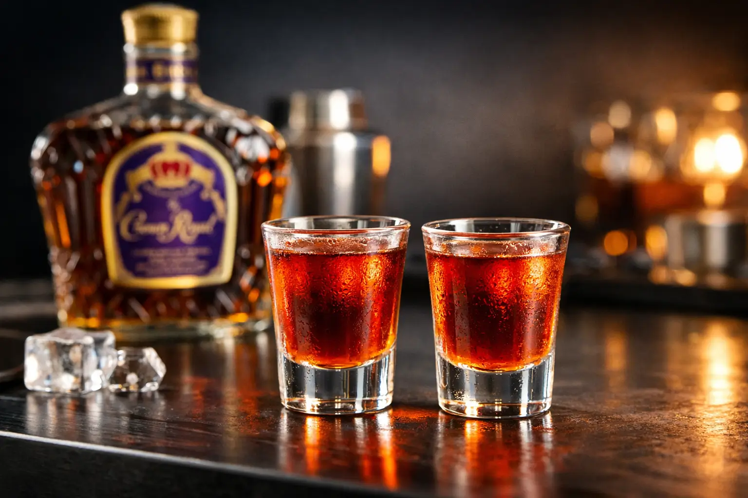 Wu tang shot recipe crown royal served in shot glasses