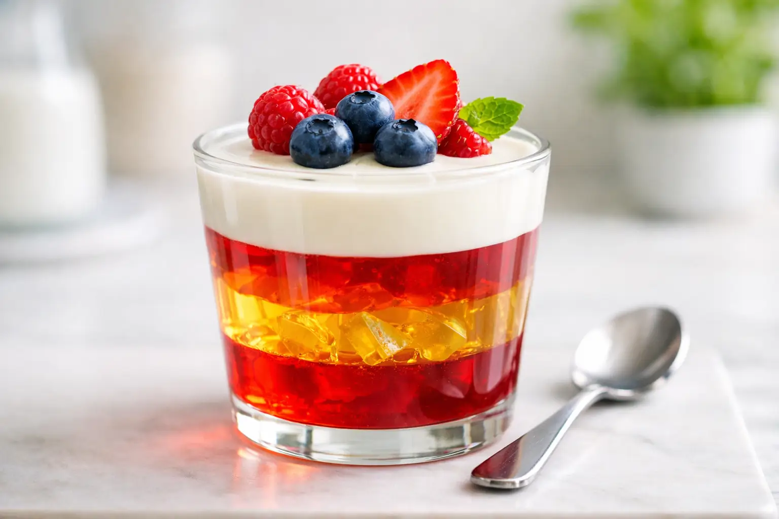 bariatric gelatin trick recipe layered healthy dessert for weight loss