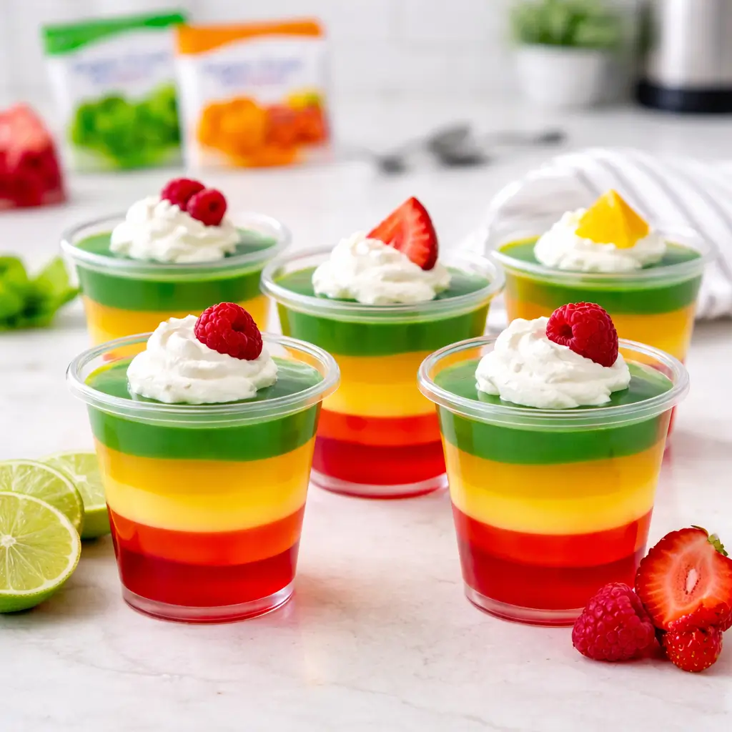 Layered bariatric jello variations