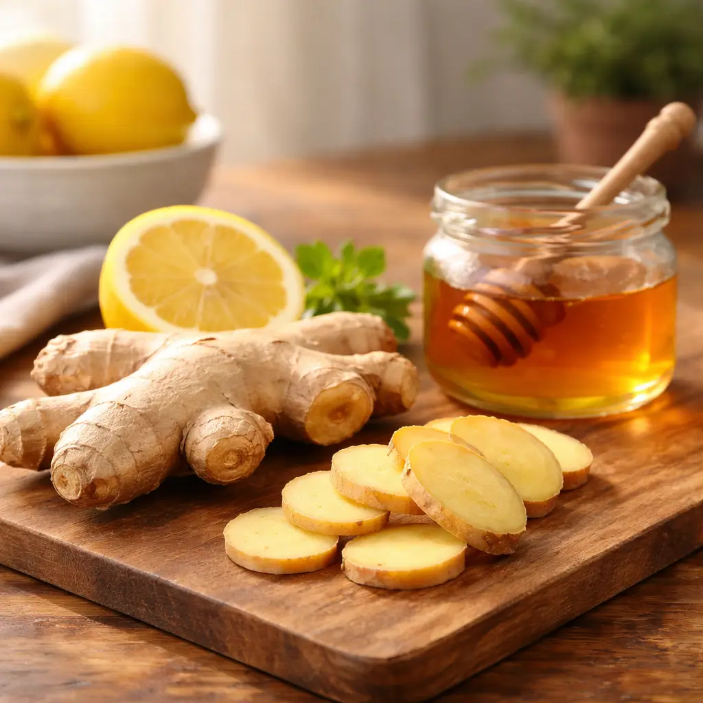 fresh ginger ingredients for ginger trick recipe