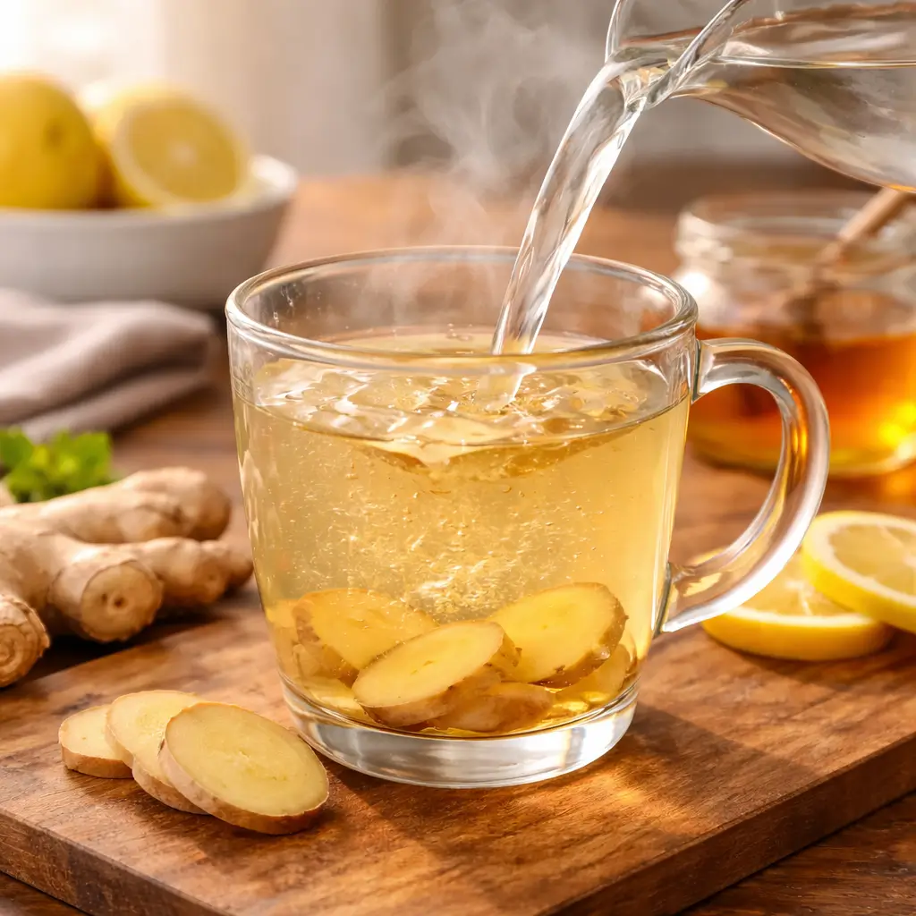 preparing ginger trick recipe step by step