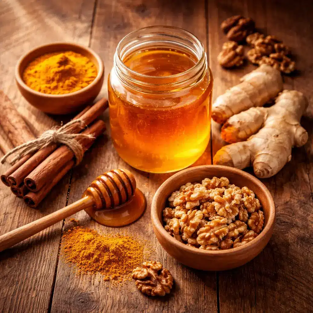 ingredients used in honey recipe for dementia