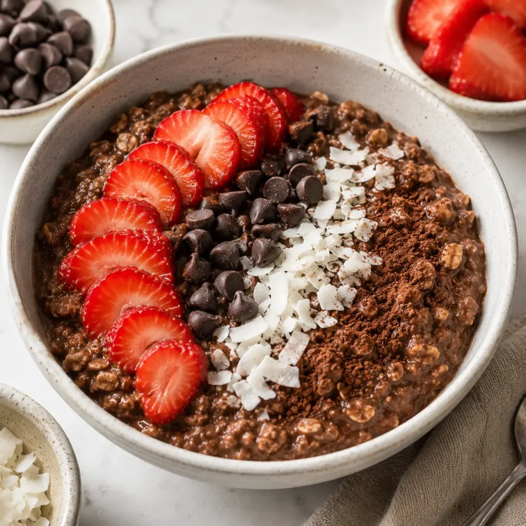 Chocolate version of dr neal oat trick recipe